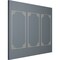 Ekena Millwork 31-in. W x 62-in. H Kepler Panel Moulding Kit Triple Panel PMLKKP31X62C - alternate 10